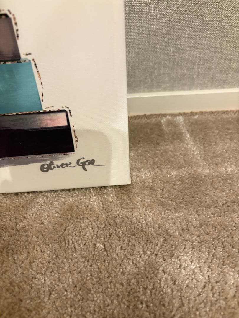 オリバーガルポップアート　MODESTLY AQUAMARINE DISPLAY