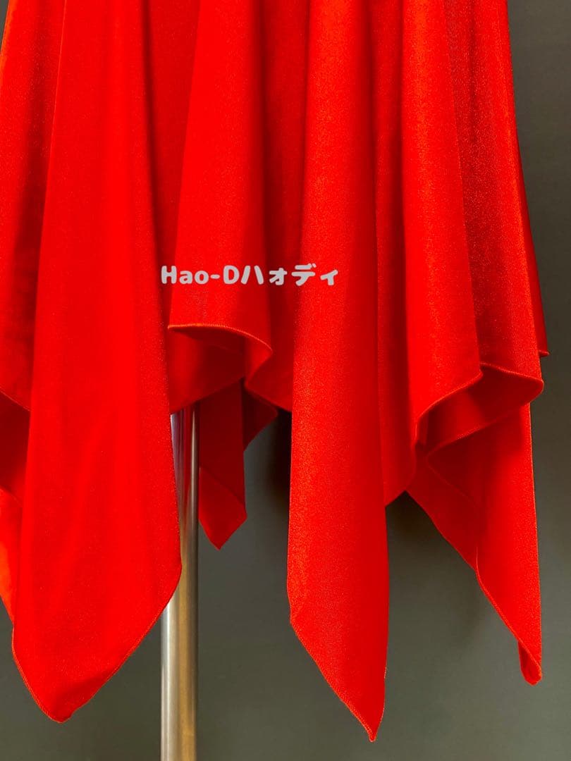 社交ダンス★新作★レッスンウェア★オリジナル★赤2点セット