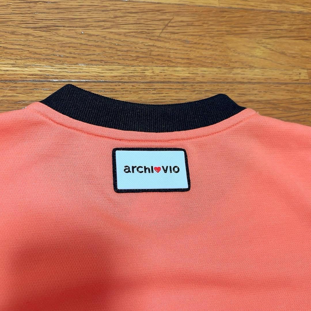 アルチビオarchivio 半袖　シャツ　オレンジ