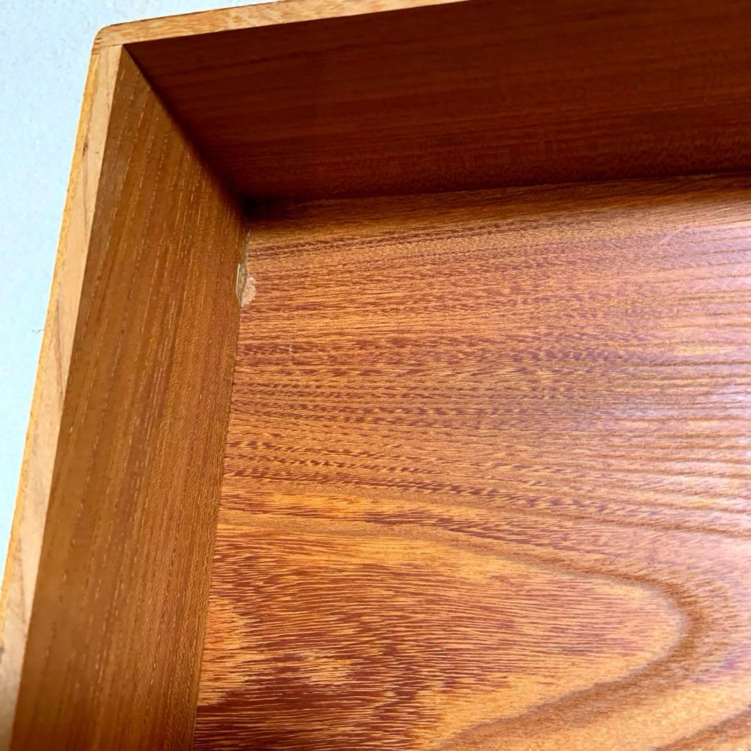 未使用　木製　ケヤキ　欅　木箱