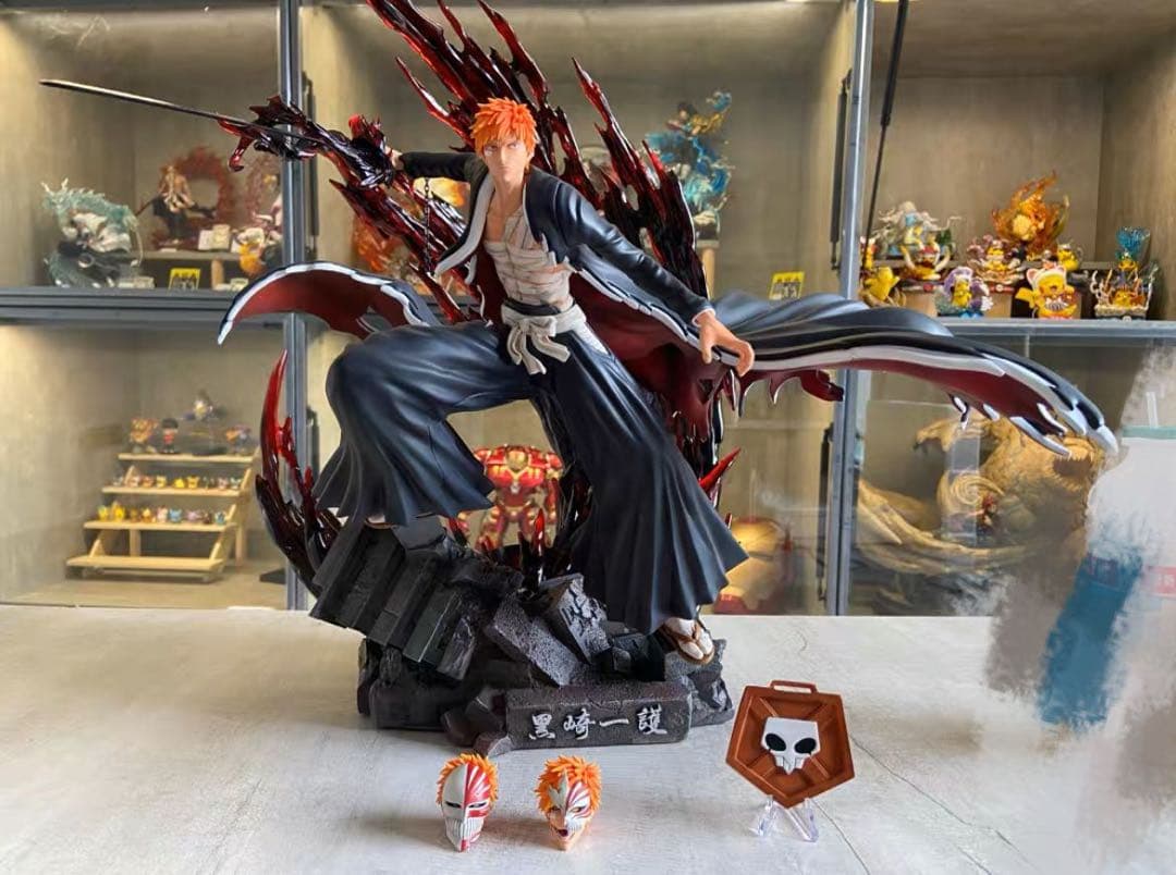 BLEACH 黒崎一護 ガレージキット ガレキ スタチュー⑤②