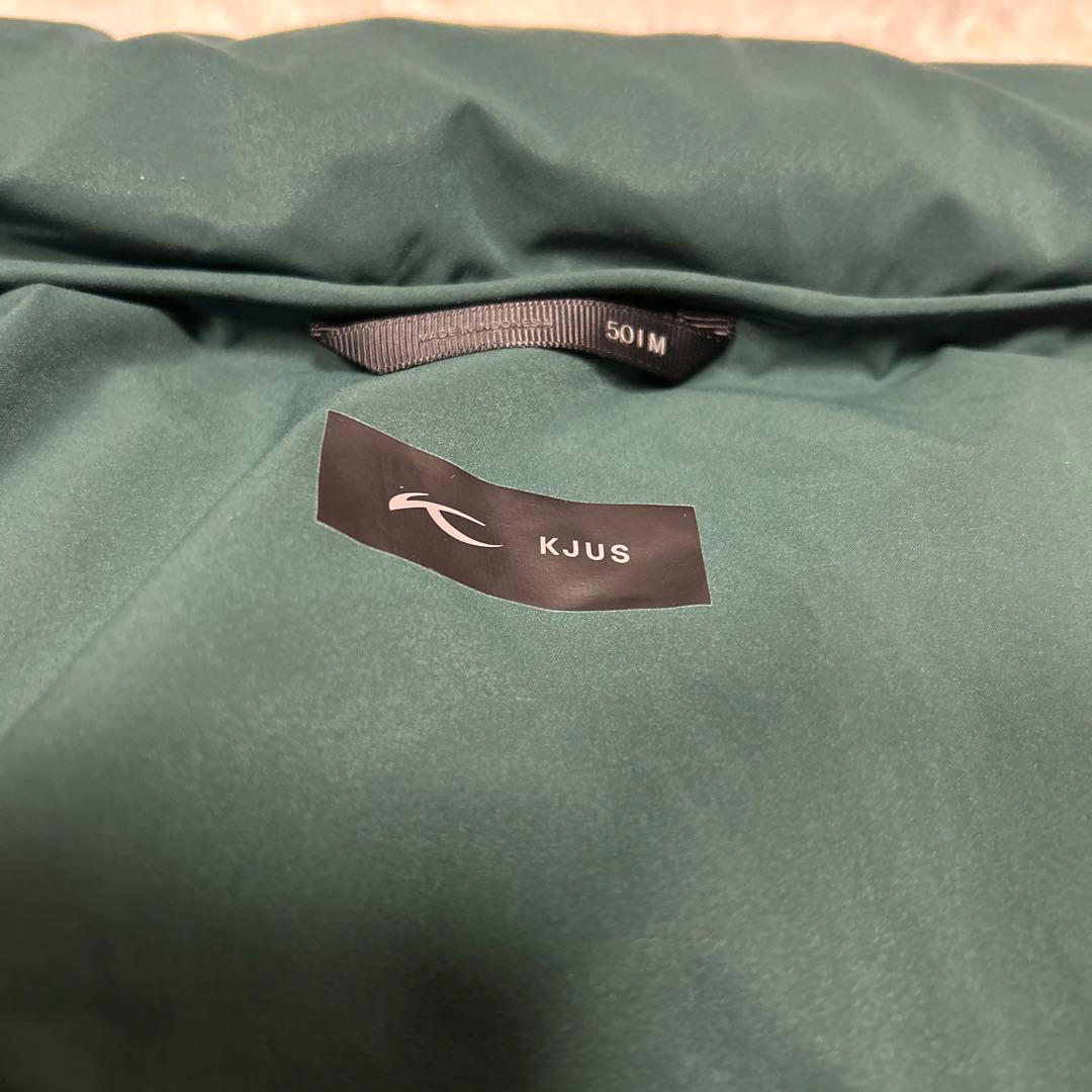 KJUS チュース　ジップアップジャケット　ダークグリーン　フード収納付き　M