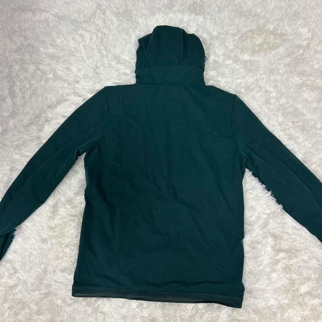 KJUS チュース　ジップアップジャケット　ダークグリーン　フード収納付き　M