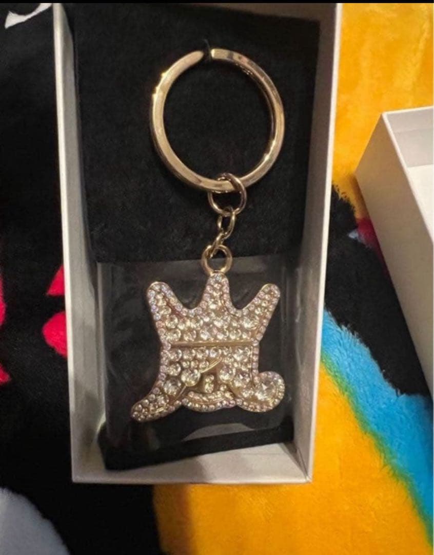 嵐 展覧会 キーホルダー スワロフスキー シルバー ゴールド セット