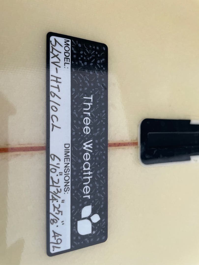 のーちゃん様　Three Weather ファンボード 6'10\"