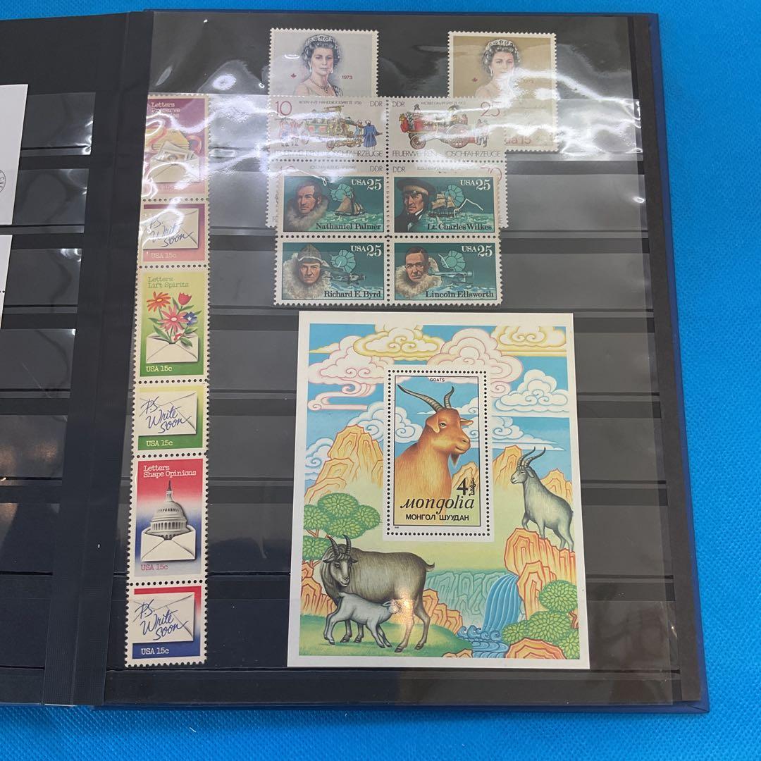 使用済み　切手　プレスリー　花　動物　乗り物　　　　　　　　　1235