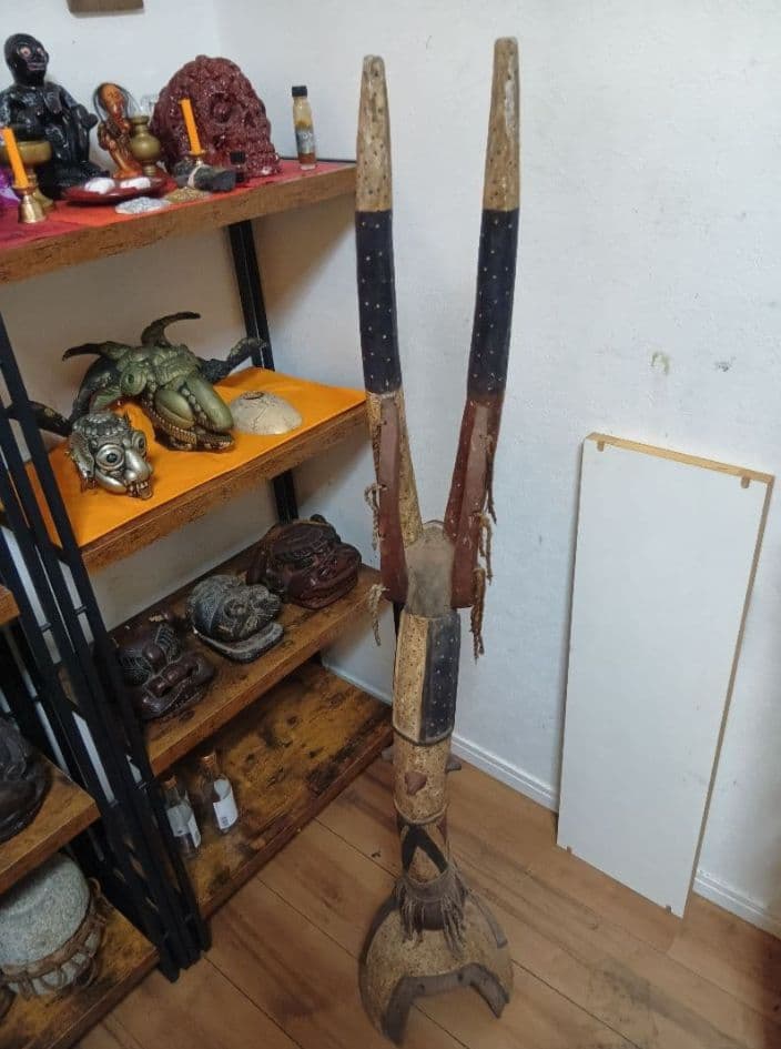 アフリカ 仮面 クルンバ族 プリミティブアート 儀式 祭礼