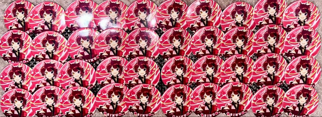 すとぷり 莉犬くん 法被 等身缶バッジ