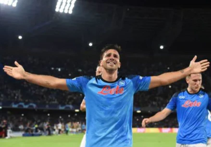 【希少】シメオネ 直筆サイン入りユニ セリエA SSCナポリ