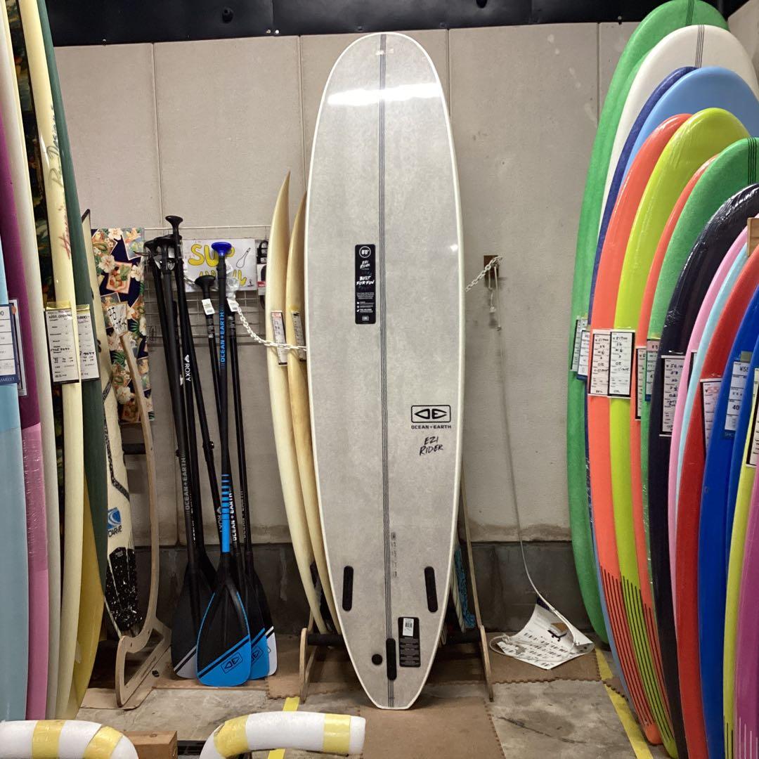 誰でも乗れる新品格安オーシャンアースイージーライダーソフトボードホワイト8'0