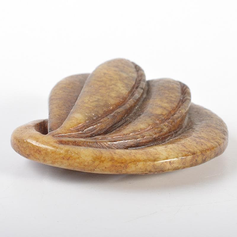 中国　玉石寿山石彫刻　果実　置物　C　R6808E