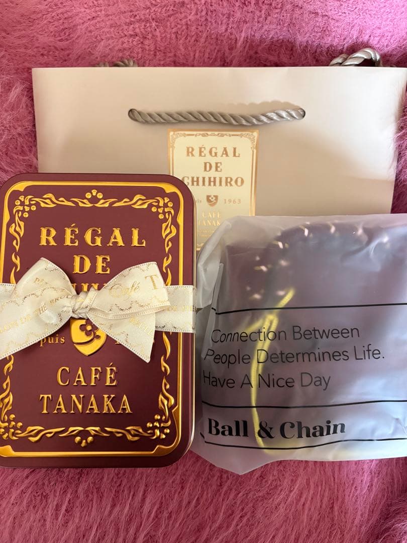 入手困難‼️カフェタナカ ボールアンドチェーン　クッキー缶 Ball&chain