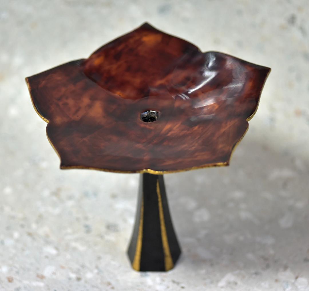 輪花，一輪挿し、花瓶【極上品】池ノ浦大〇作　共箱