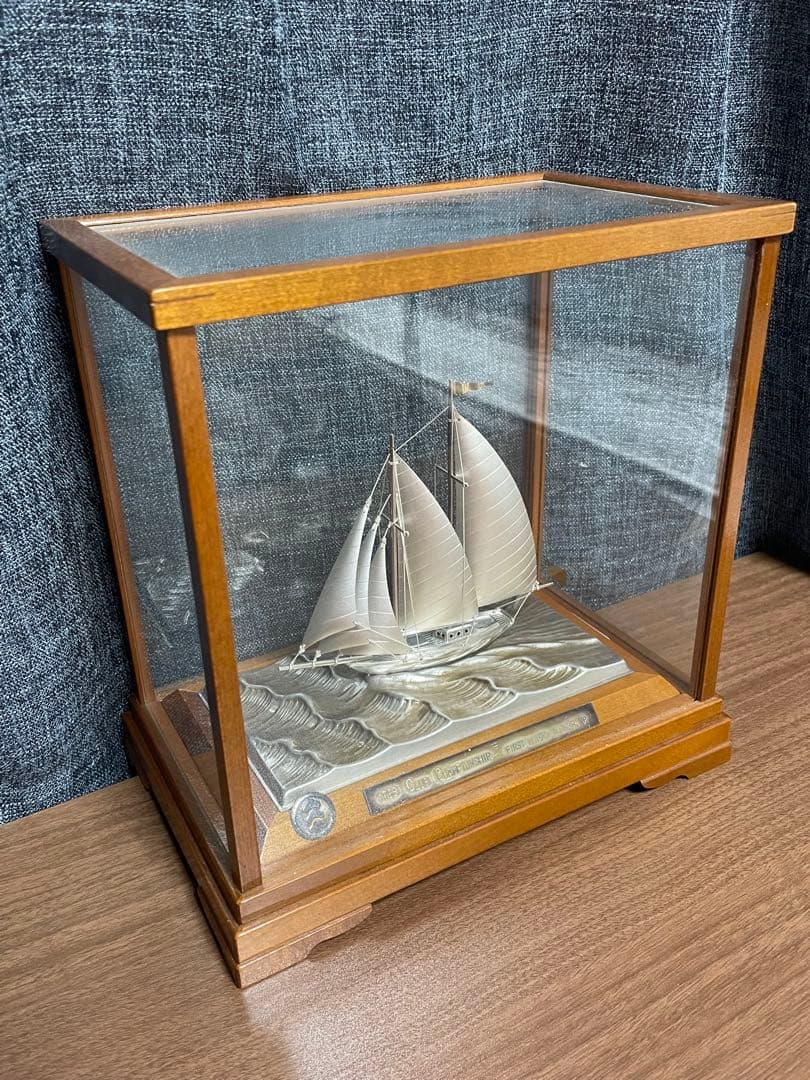 ヨット置物武比古 STERLING SILVER 985刻印銀製