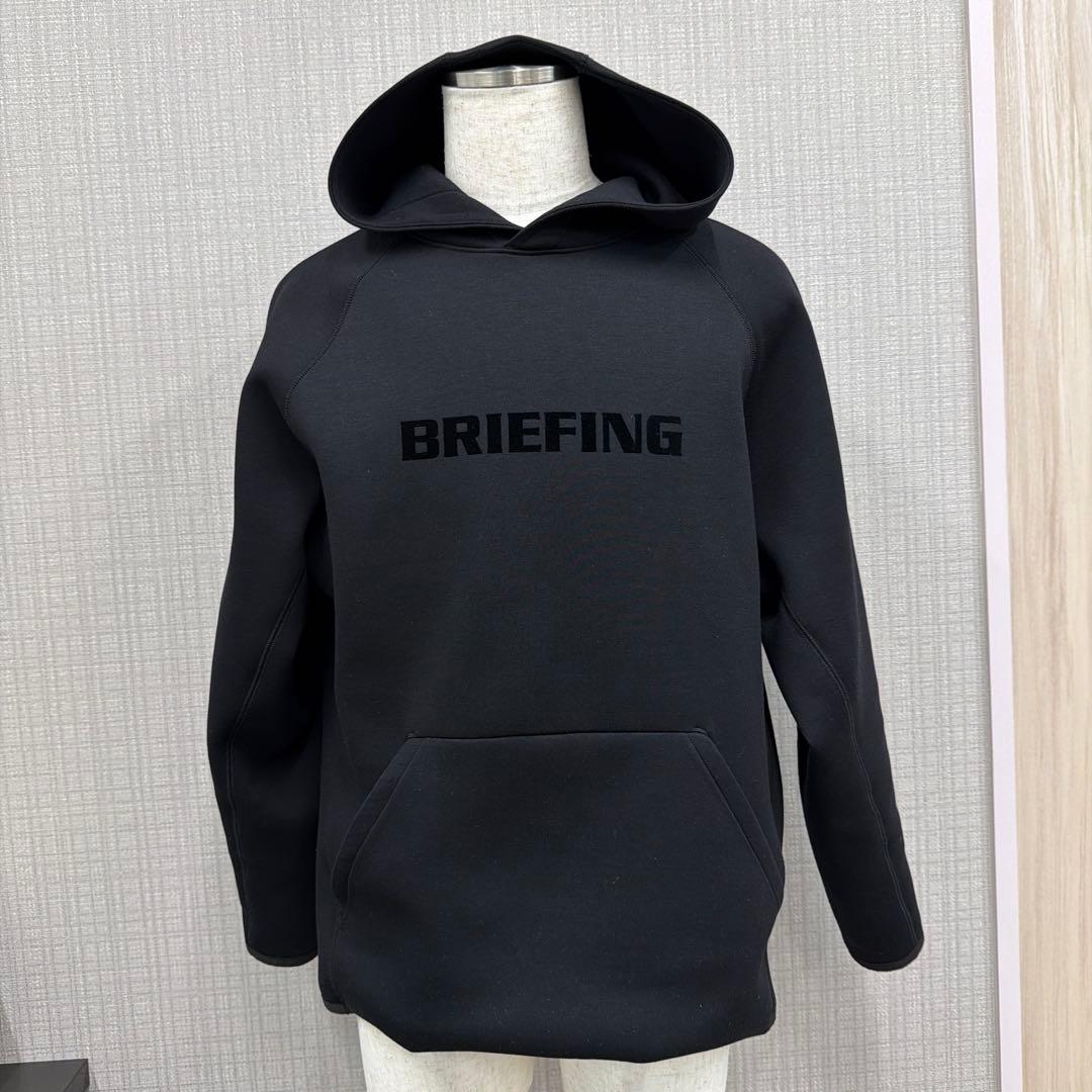 ラ*ル様 BRIEFING ブラック フード付きセーター