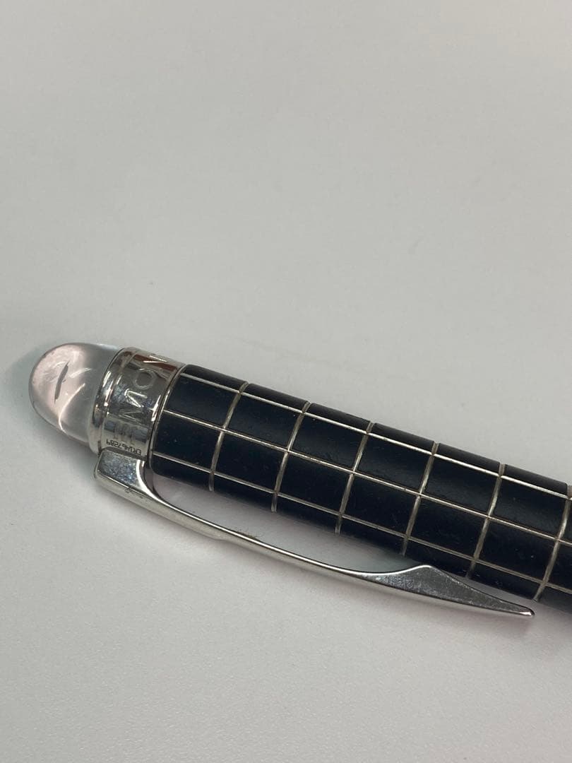 モンブラン スターウォーカー ボールペン メタルラバー格子柄（中古美品）