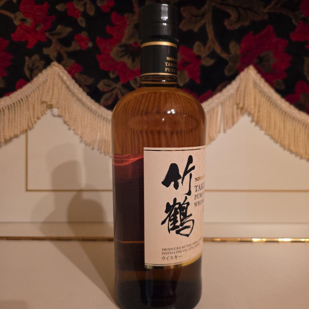 <新品> 入手困難 NIKKA 竹鶴 PURE MALT 最安値 8500円 !