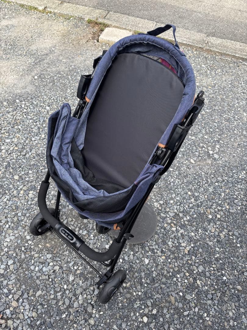 【GEX】わんわんカート スマートハンディ Safety 『デニム柄』