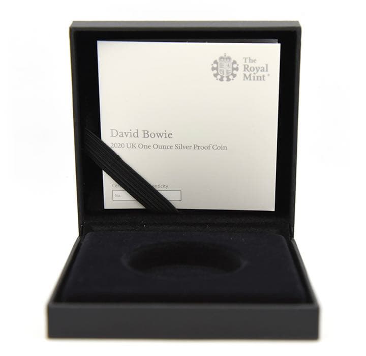 【超最高鑑定】2020年 デヴィッド ボウイ 銀貨 デビッド  イギリス