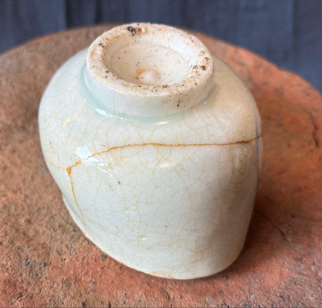 初期伊万里　蘭文ぐい呑み　江戸時代初期　出土