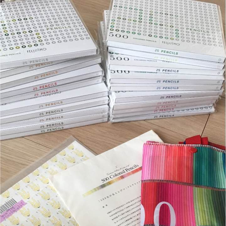 フェリシモ 500食のいろえんぴつ