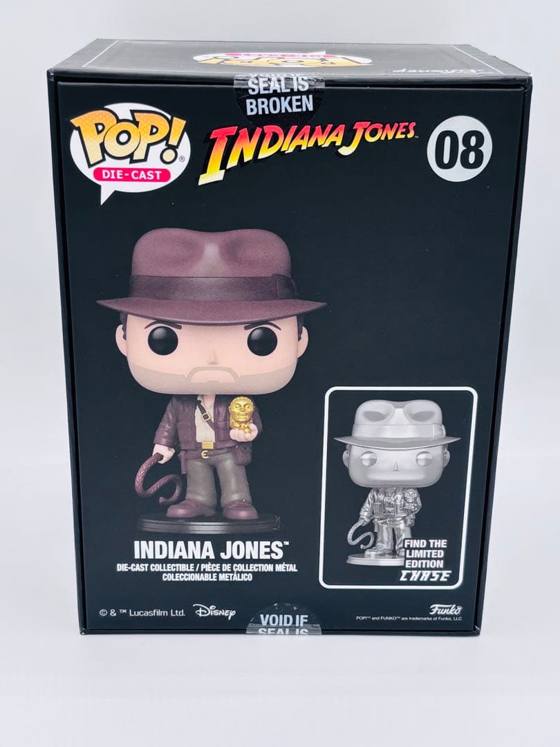 【新品・レア】Funko ダイキャスト インディ・ジョーンズ 08 ケース付き