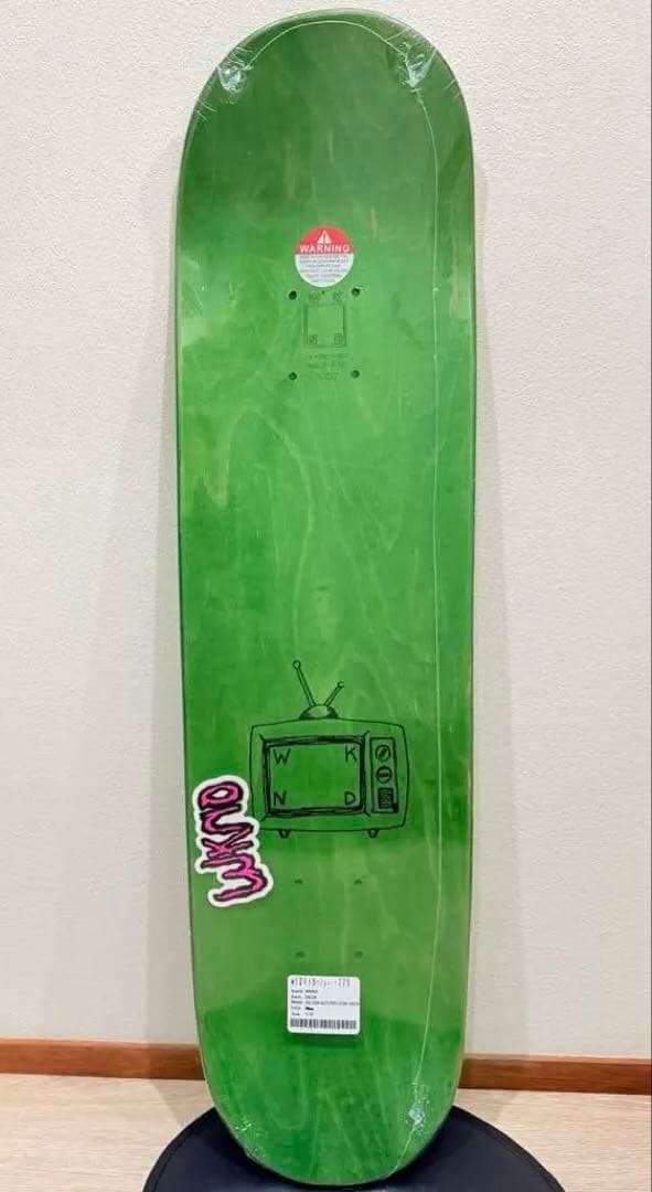 新品　WKND TVロゴ デッキ 7.75 グリーン　スケボー　廃盤　ボード