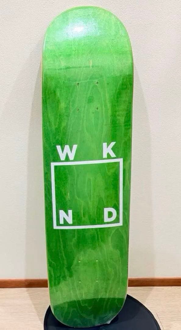 新品　WKND TVロゴ デッキ 7.75 グリーン　スケボー　廃盤　ボード