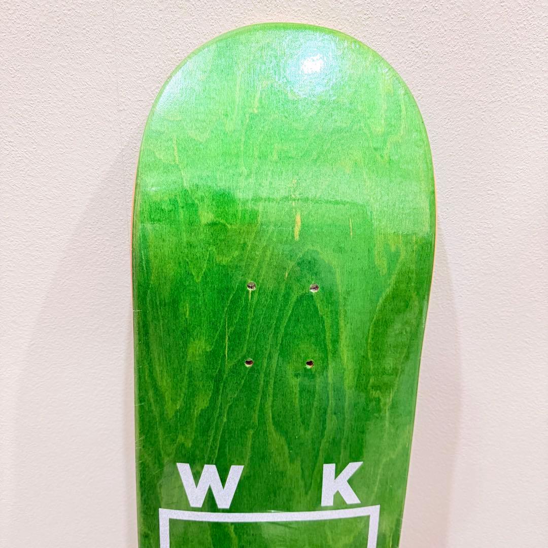 新品　WKND TVロゴ デッキ 7.75 グリーン　スケボー　廃盤　ボード