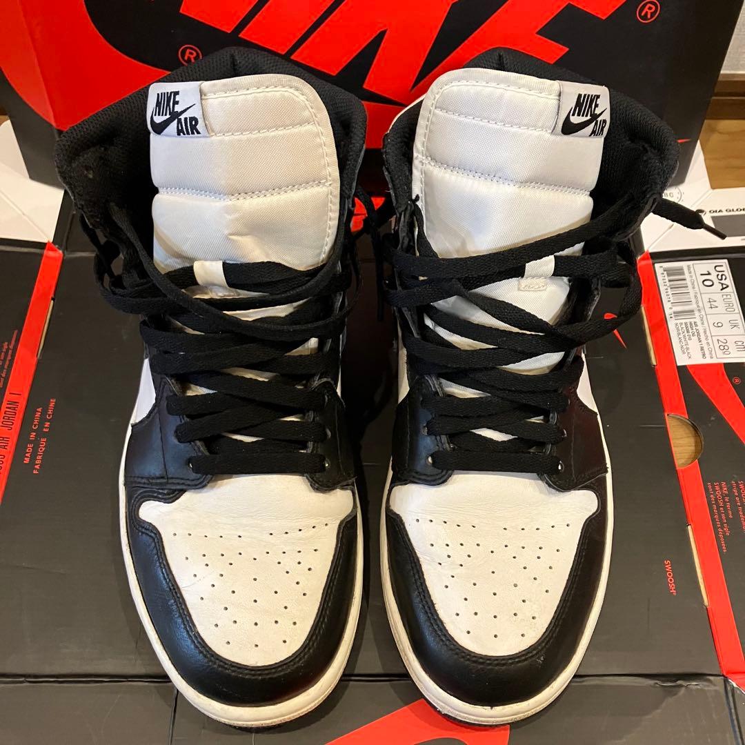 2014年 NIKE AIR JORDAN 1 Black/White 28cm