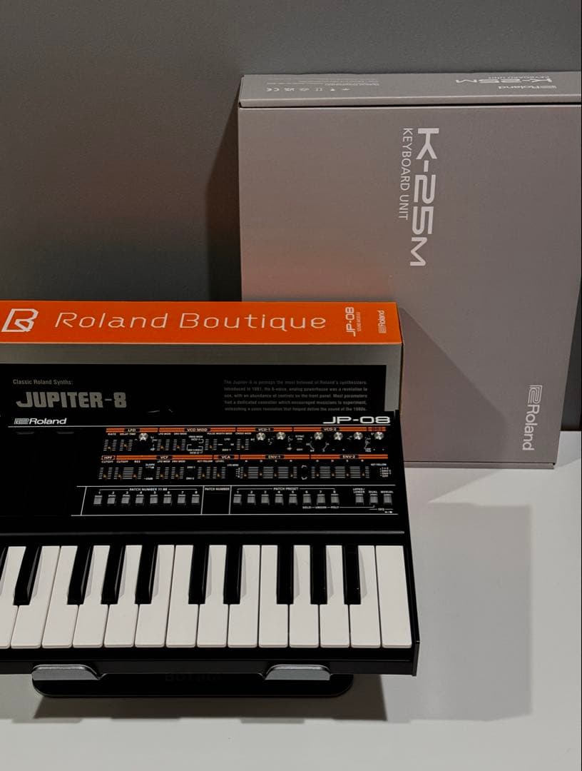 roland boutique JP-08 JUPITER-8 K-25M と