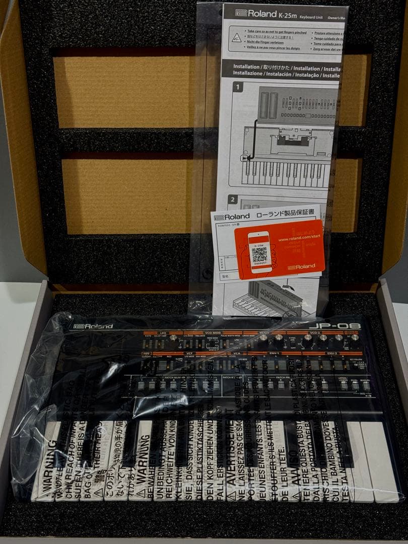 roland boutique JP-08 JUPITER-8 K-25M と