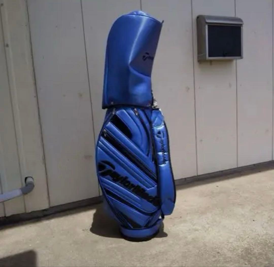 テーラメイド、ブルーキャディーバッグ