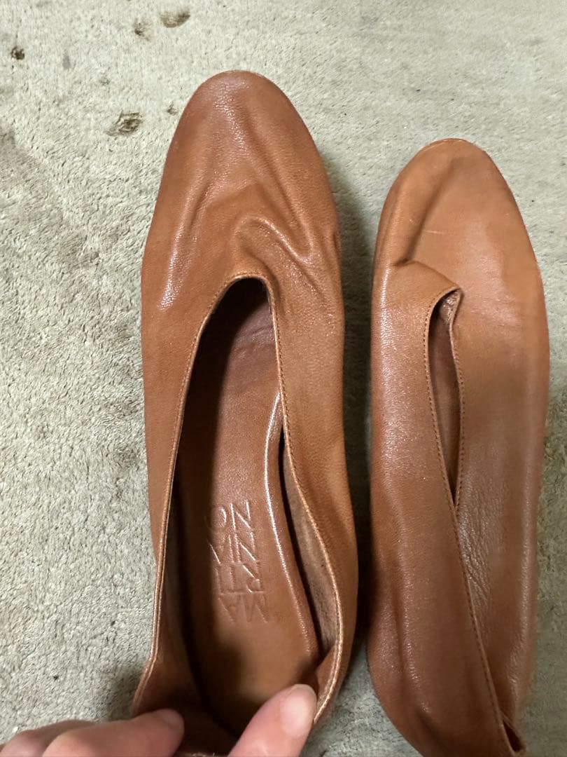 Martiniano マルティニアーノ グローブシューズ 37.5 ブラウン