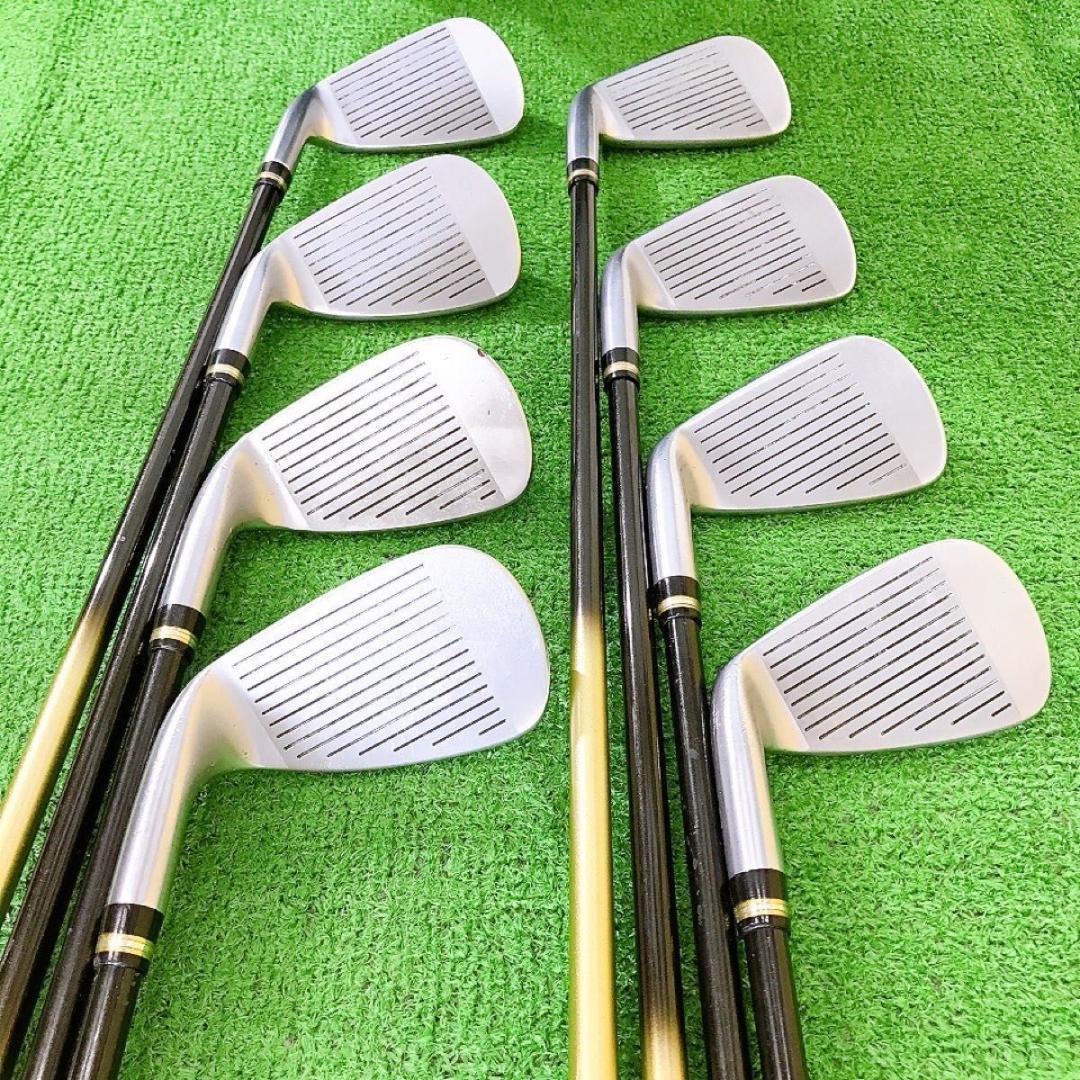 テ27★★2星2S ホンマベレス IS-02 8本アイアンセット 純正BERES