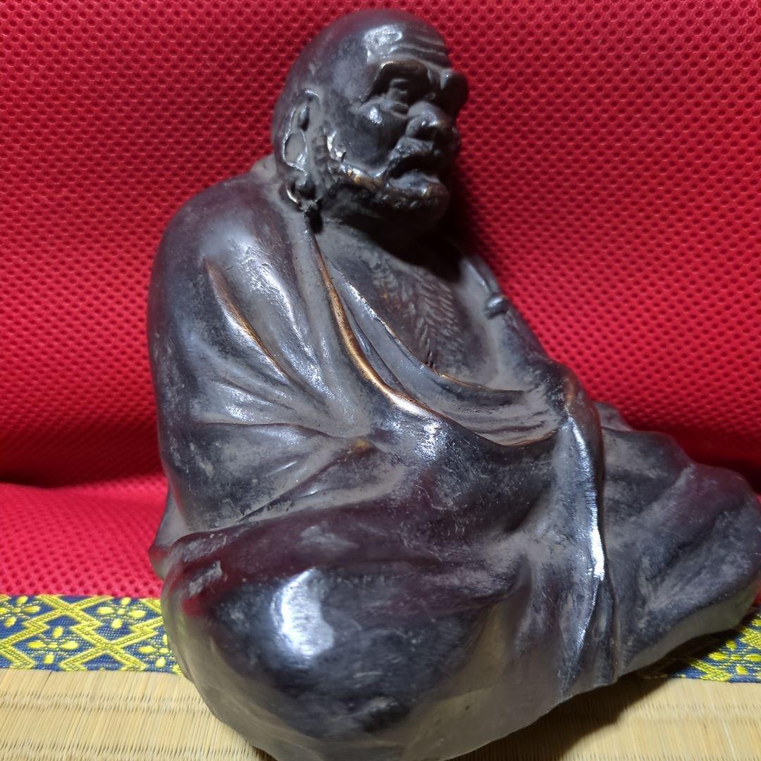 銅製、 達磨大師、仏像