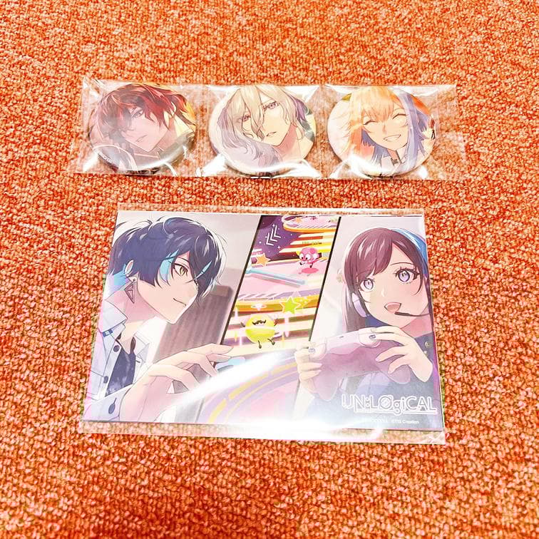 UN:LOGICAL アンロジカル HMV 特典 缶バッジ ポストカード