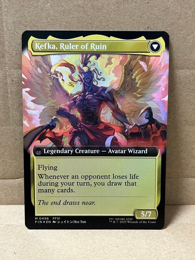 (拡張Foil)人造魔導士、ケフカ/破壊の化身、ケフカ(FIN/bundle)