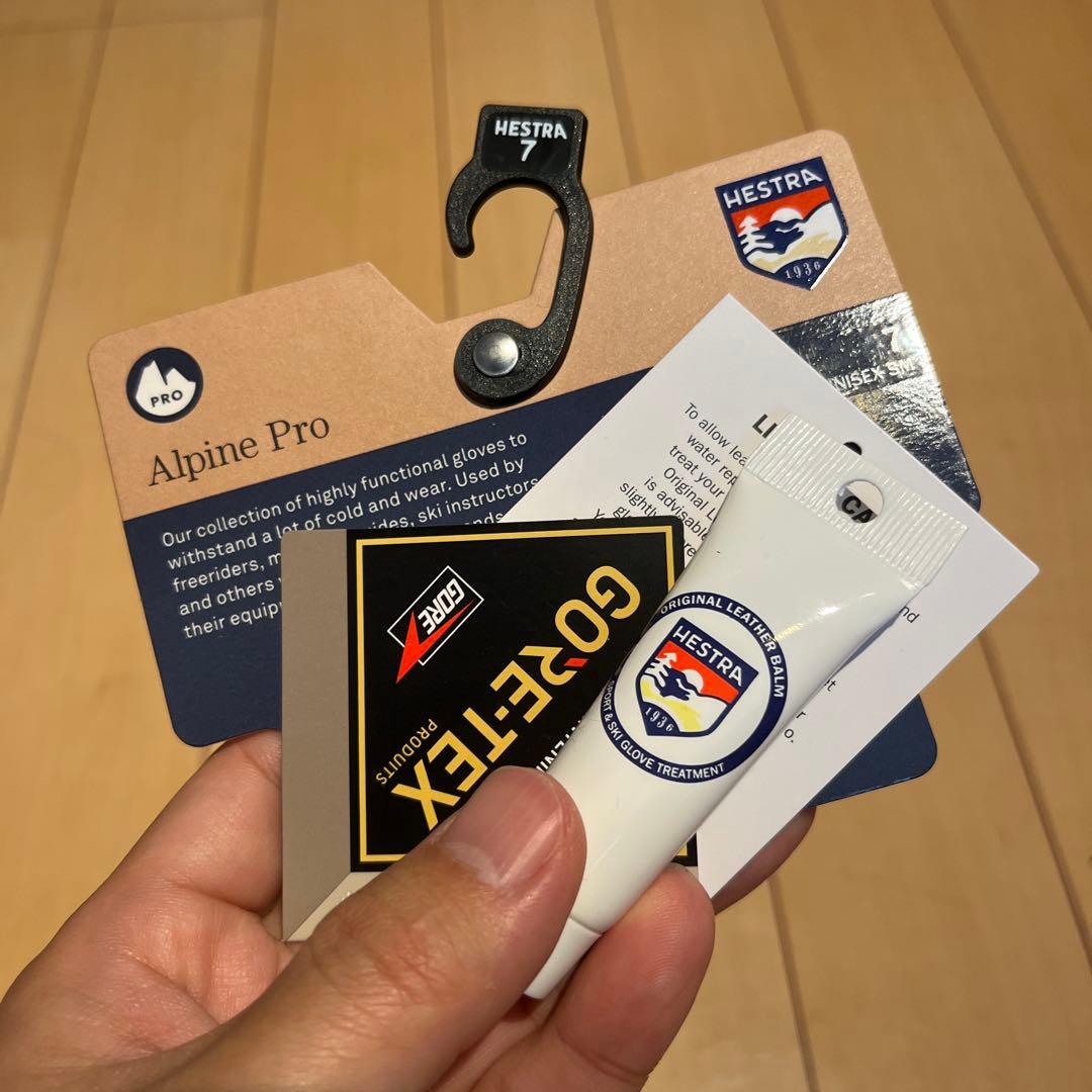 スキー・スノーボードアクセサリー HESTRA 3-Finger Full Leather GORE-TEX