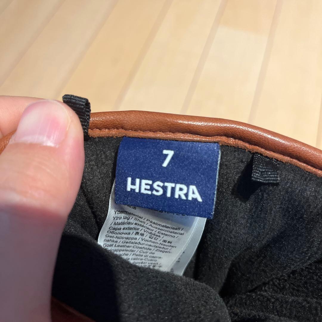 スキー・スノーボードアクセサリー HESTRA 3-Finger Full Leather GORE-TEX