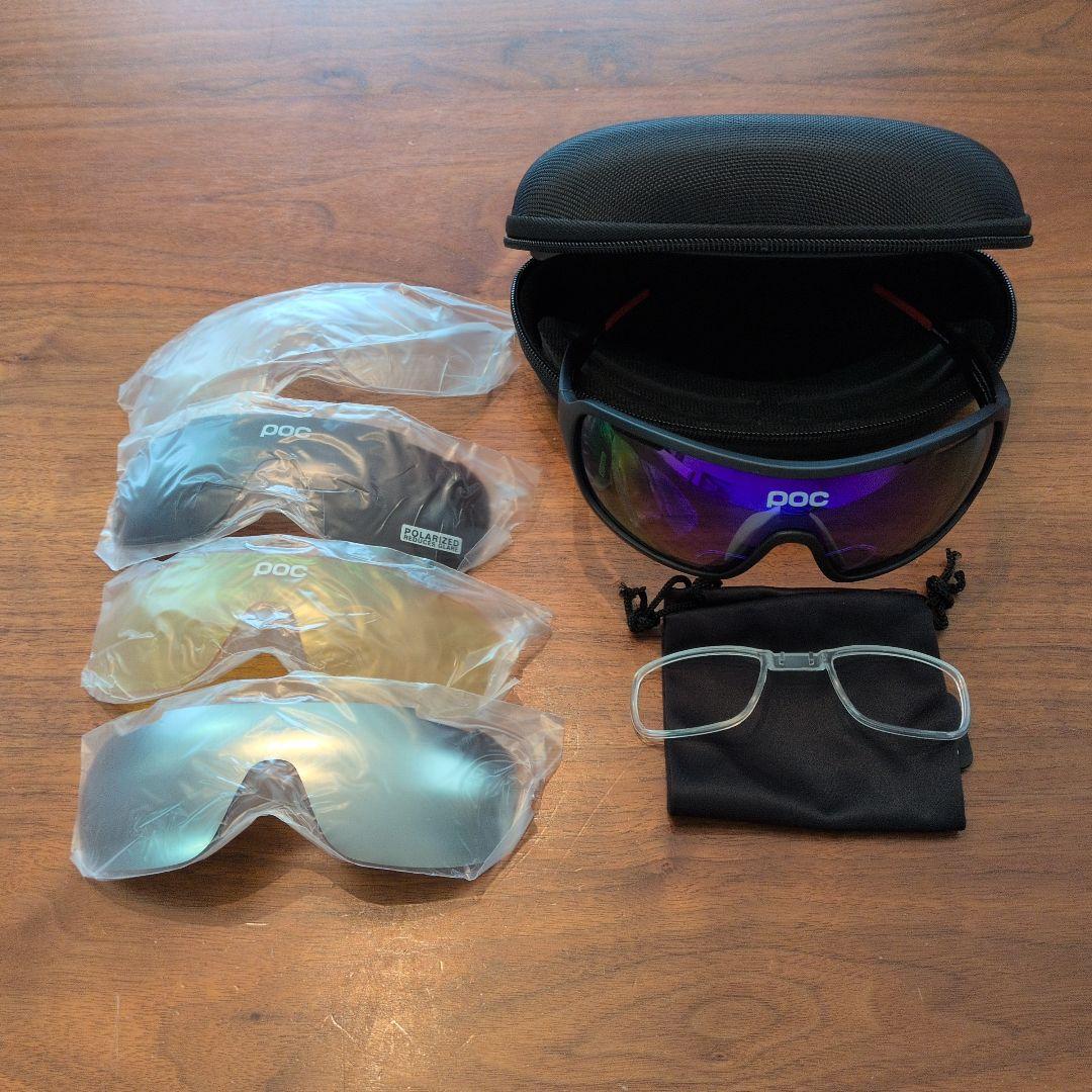 POC サングラス フレーム有り ブラック