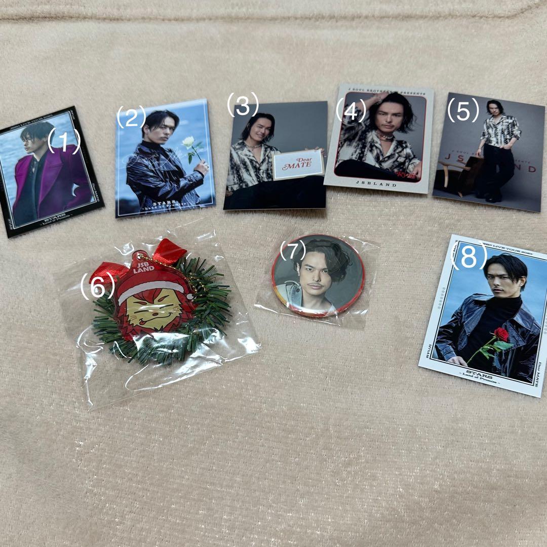 今市隆二　山下健二郎　小林直己　フォトカード　ガチャ