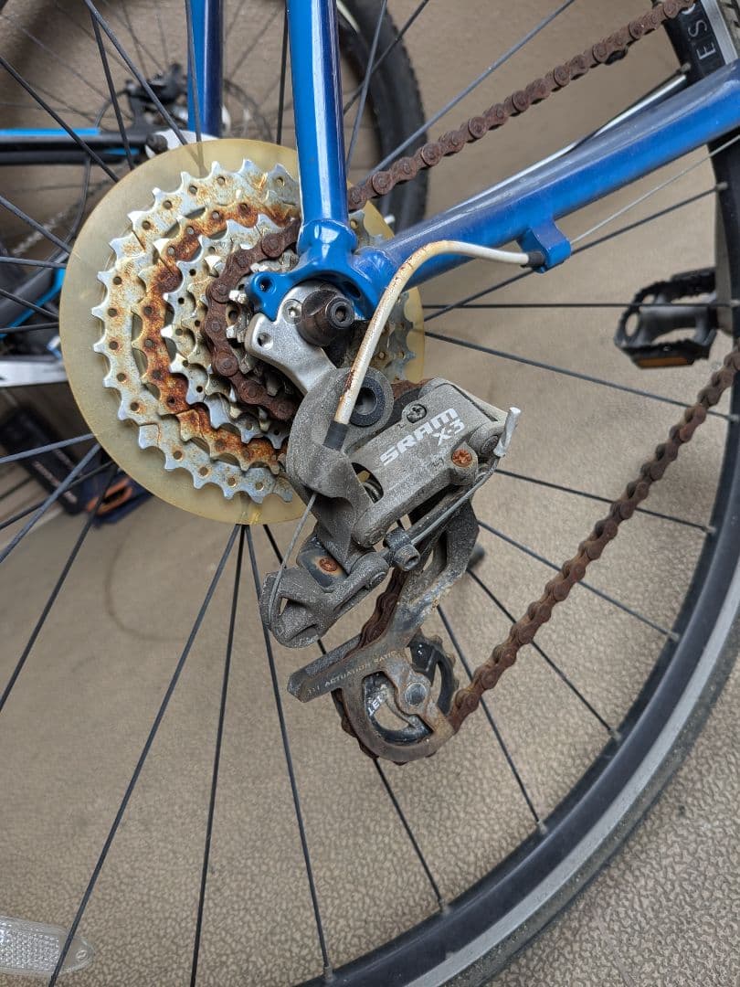 【引越し整理】未整備　Giant R3 クロスバイク 700C 青