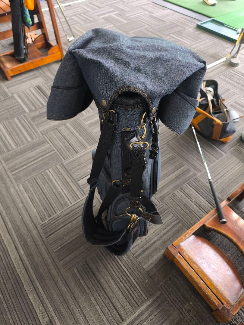 19ゴルフ　デニム　ゴルフバッグ