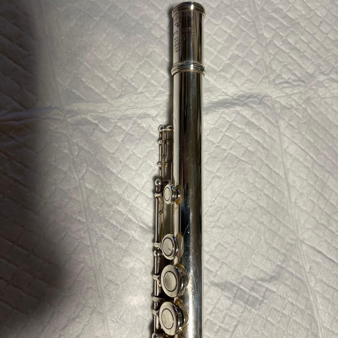 【SANKYO]】PRIMA FLUTE 頭部管925刻印 ケース有