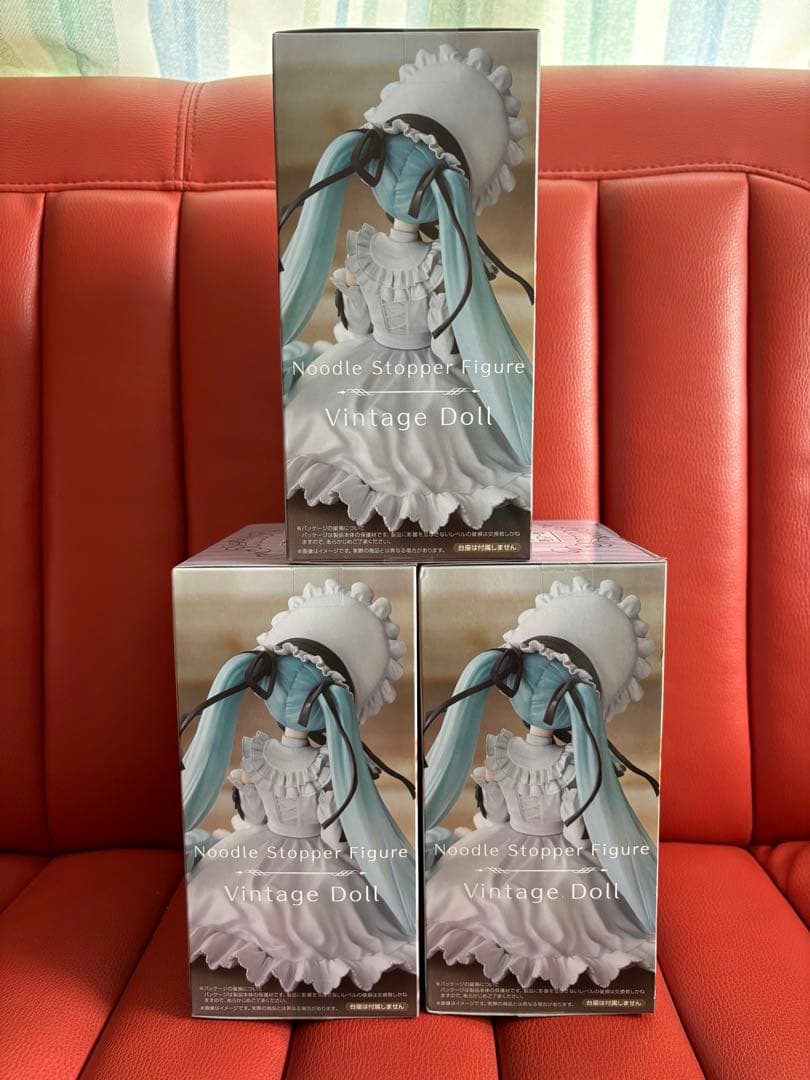 初音ミク　ぬーどるストッパーフィギュア　ヴィンテージドール　フィギュア3体セット