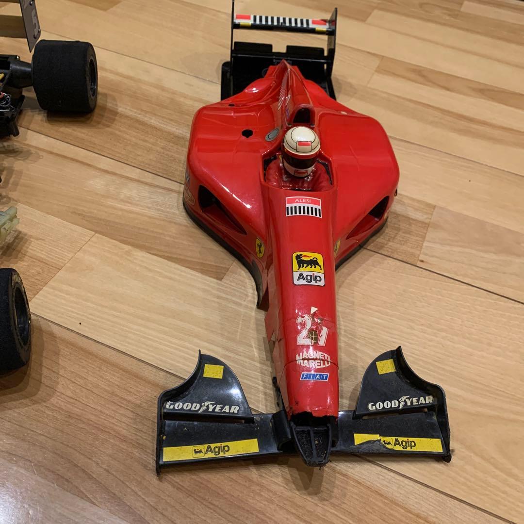 ホビー　タミヤ　F1 ラジコンカー　フェラーリ　ボディー　シャーシ　ジャンク