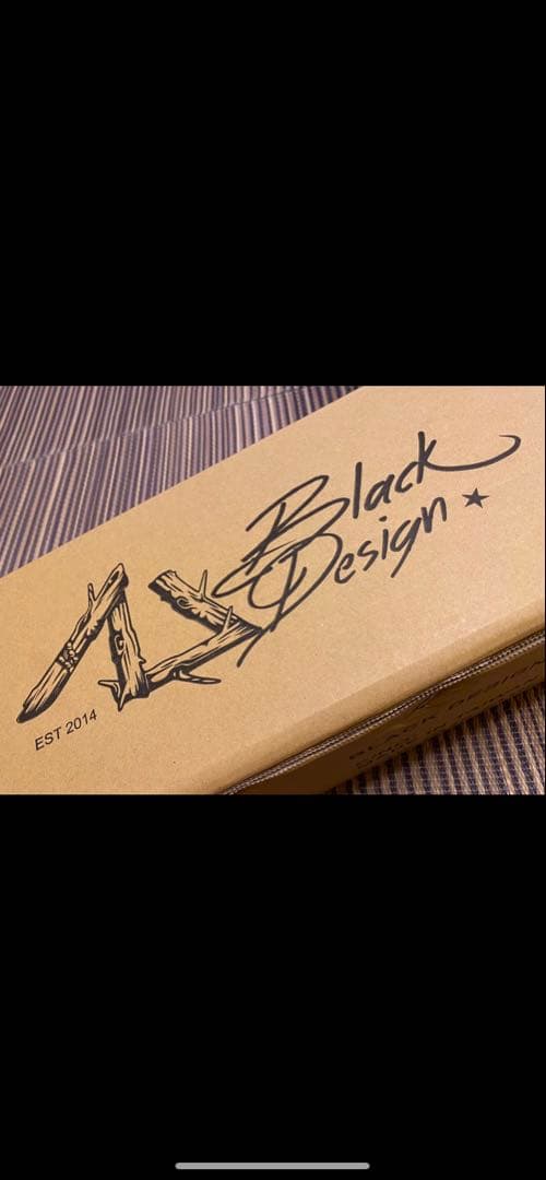 ブラックデザインハイチェア