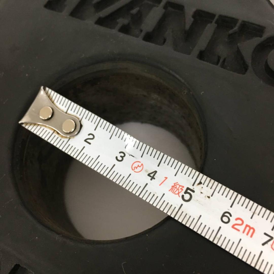 IVANKO イヴァンコ オリンピックラバー プレート 10㎏×2 計20㎏