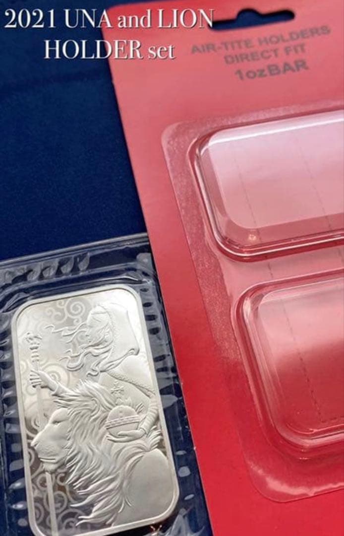 ウナとライオン　純銀　バー　2021年　ケース付き